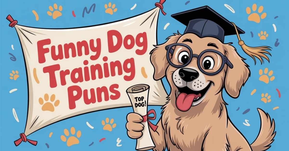 210 Funny Dog Training Puns That Will Make You Roll Over with Laughter
