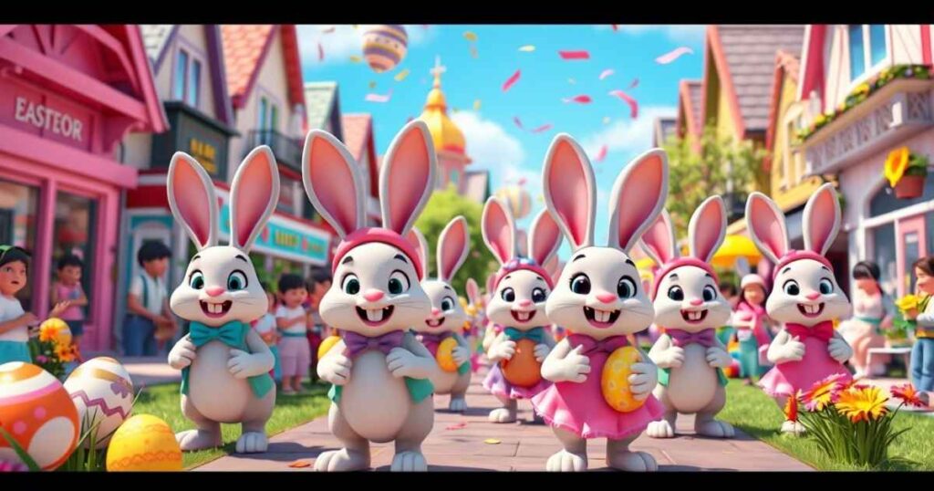 Easter Parade Characters Jokes Featuring Bunnies and More 