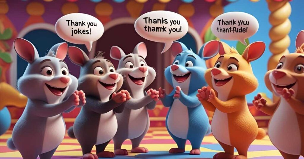 Comical Ways to Show Thanks