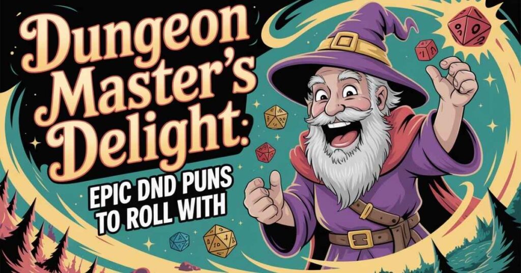 Dungeon Master’s Delight Epic DnD Puns to Roll With