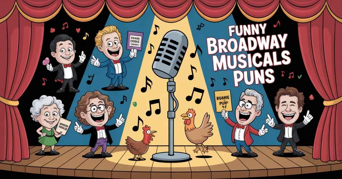 Funny Broadway Musicals Puns