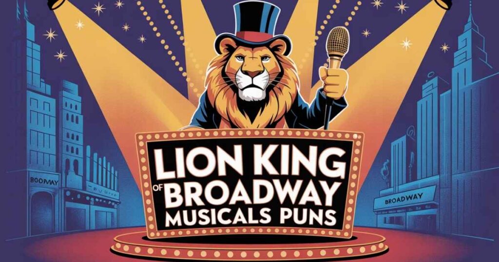 Lion King of Broadway Musicals Puns 